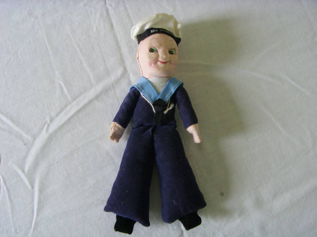 SAILOR DOLL SOUVENIR FROM THE VESSEL THE MV SEA PRINCESS