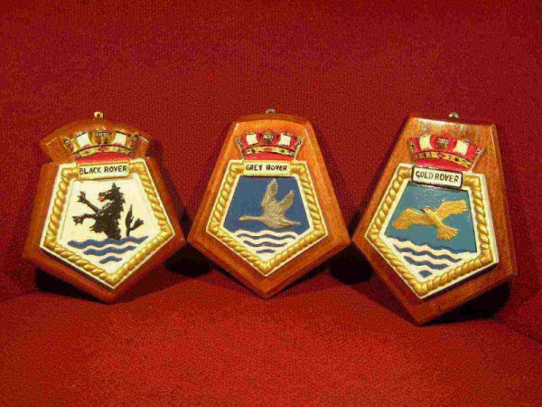 SET OF NAVAL SUPPLY SHIPS PLAQUES