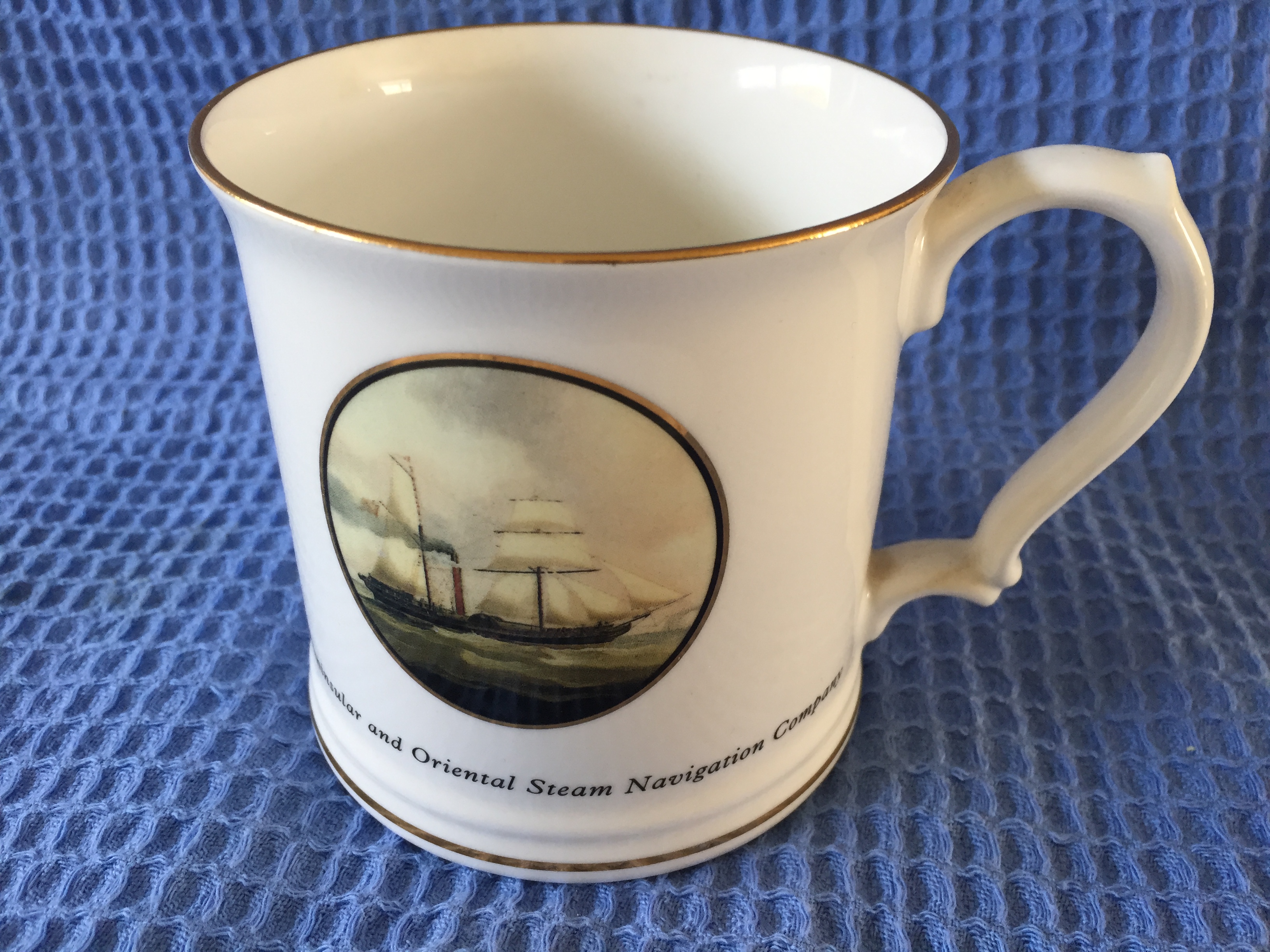 VERY RARE FIND P&O LINE ORIENTAL COMPANY MUG