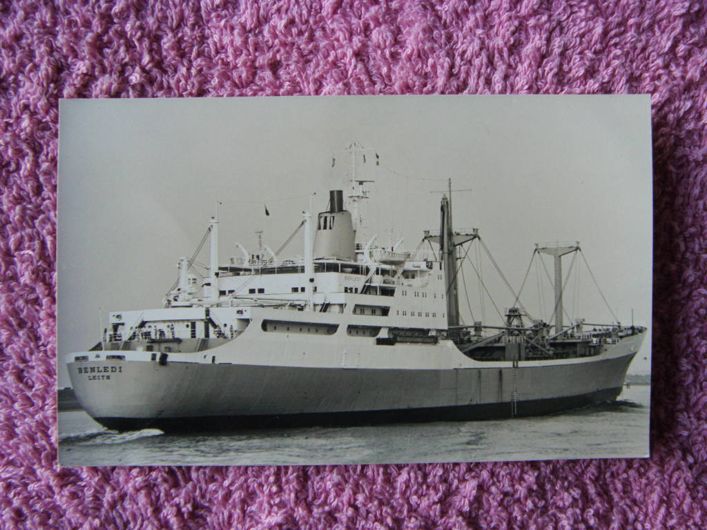 ORIGINAL B/W PHOTOGRAPH OF THE BEN LINE VESSEL THE BENLEDI