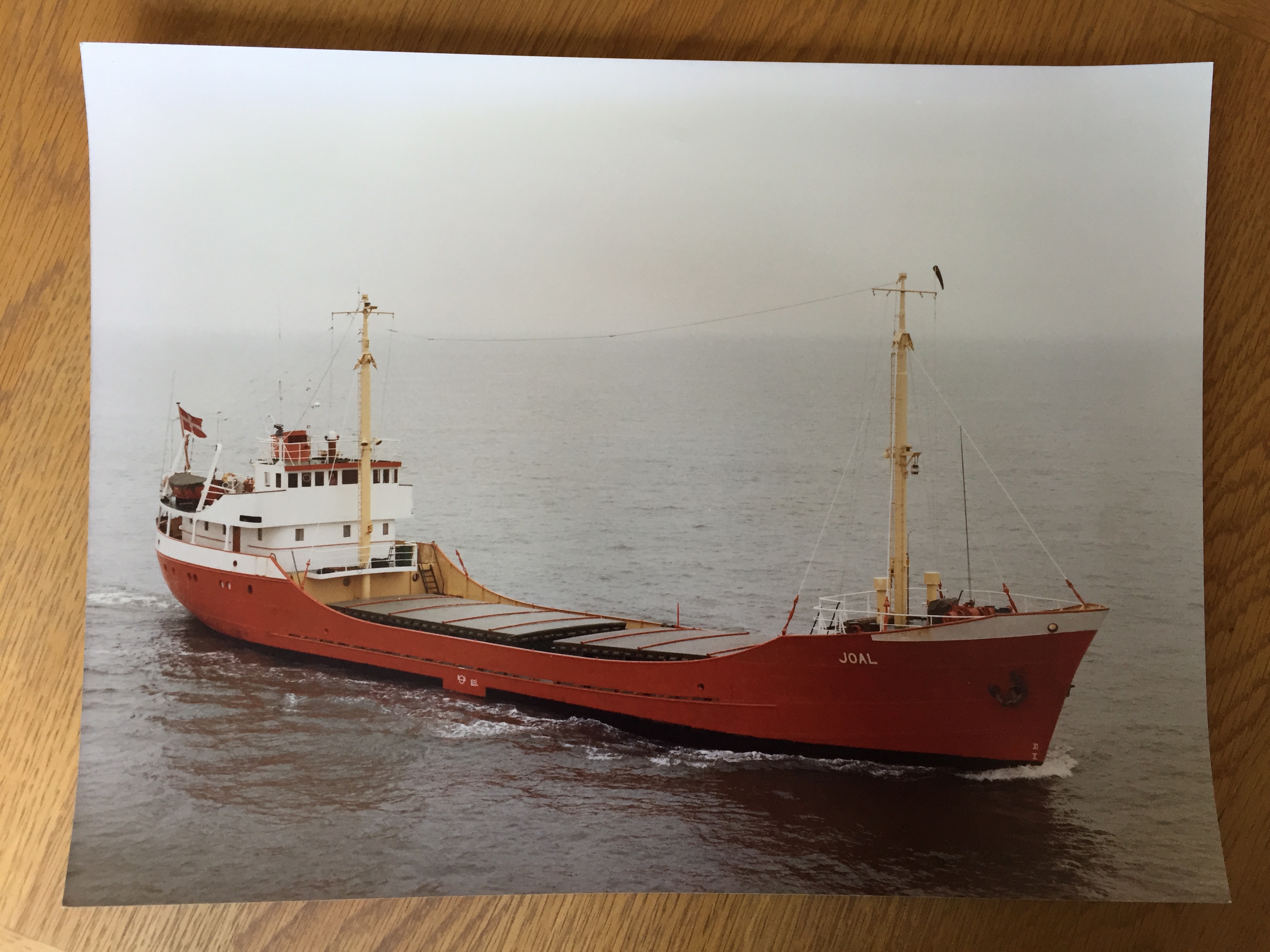 LARGE SIZE COLOUR PHOTOGRAPH OF THE CONTAINER VESSEL JOAL