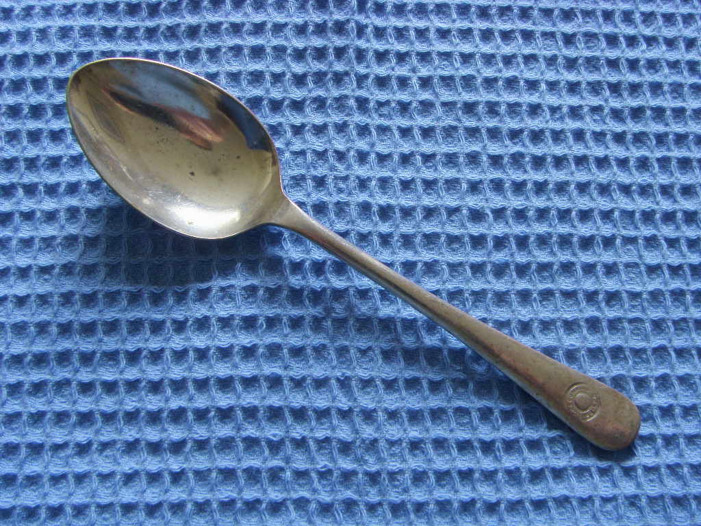 SILVER-PLATED SPOON FROM THE BRITISH COMMONWEALTH LINE SHIPPING COMPANY
