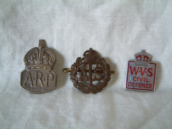 SOME ORIGINAL WW2 METAL BADGES FROM 1940