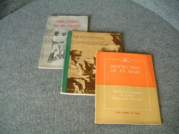 COLLECTION OF ORIGINAL MILITARY CAMPAIGN BOOKS